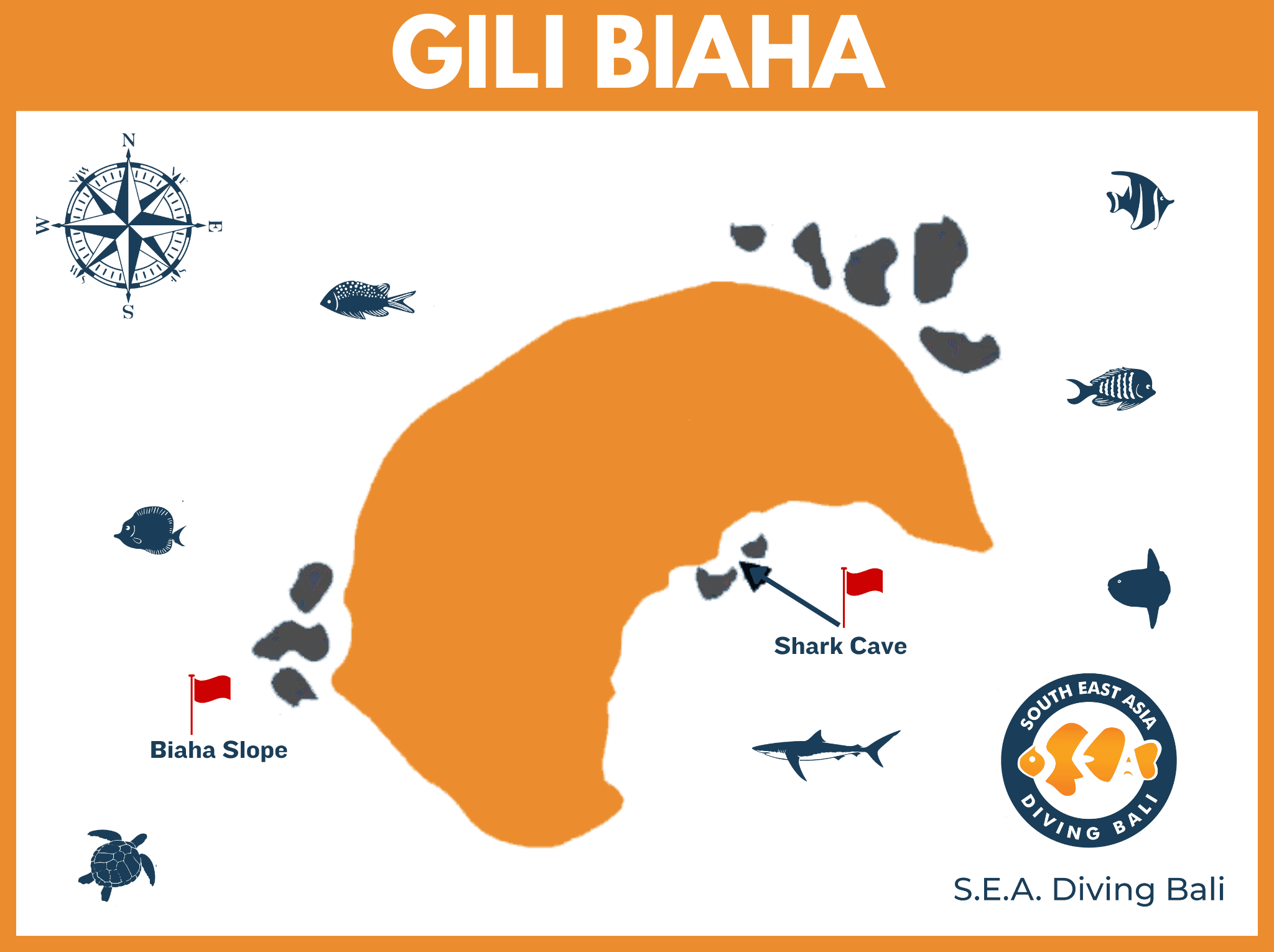 Bali Gili`s Map