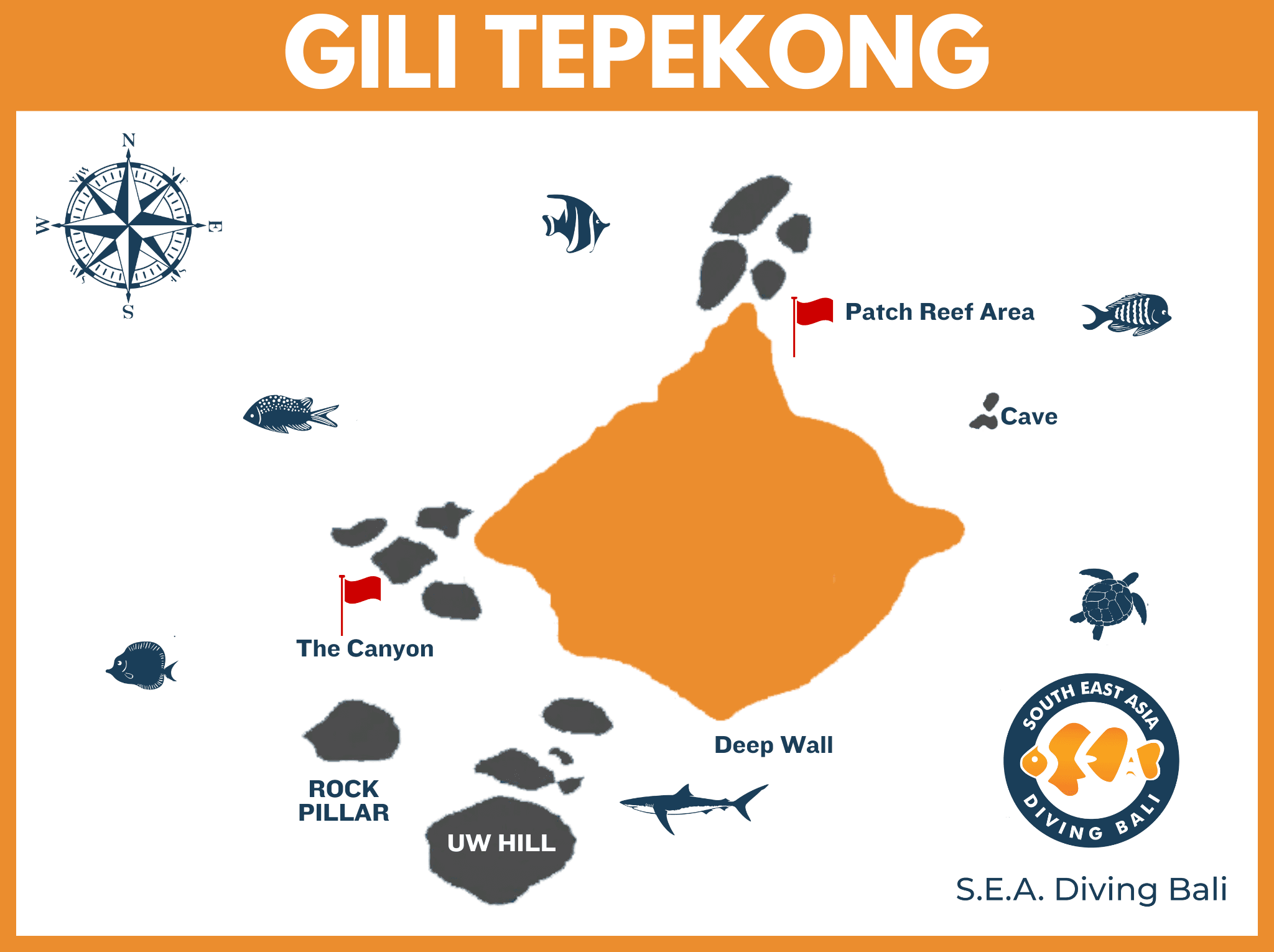 Bali Gili`s Map
